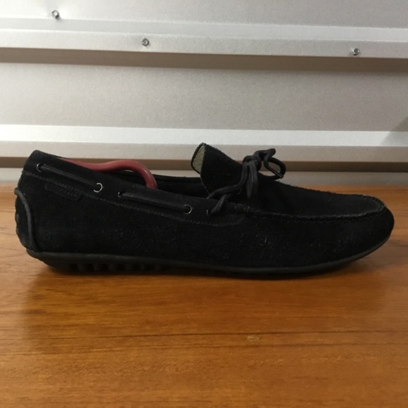 Cole Haan Men Grand.Os Black Suede Mocassin Loafer Driving Shoe C13469 Size 13 - Picture 10 of 12